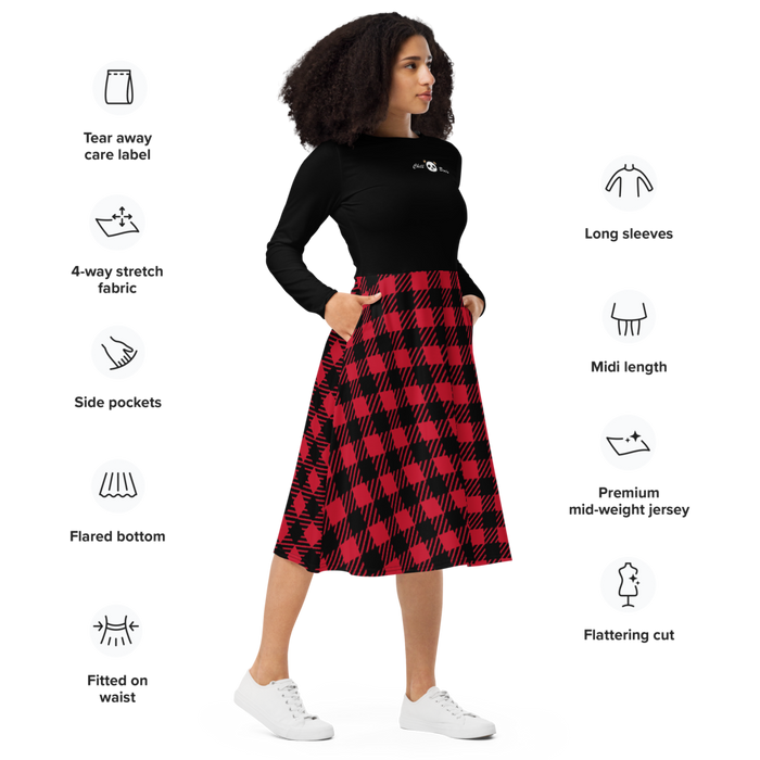 Wohlfühlkleid mit Taschen – Femininer Schnitt & maximaler Komfort