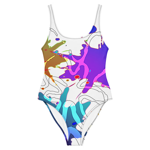 CHILLPANDABEATS - "Klecks" One-Piece Swimsuit