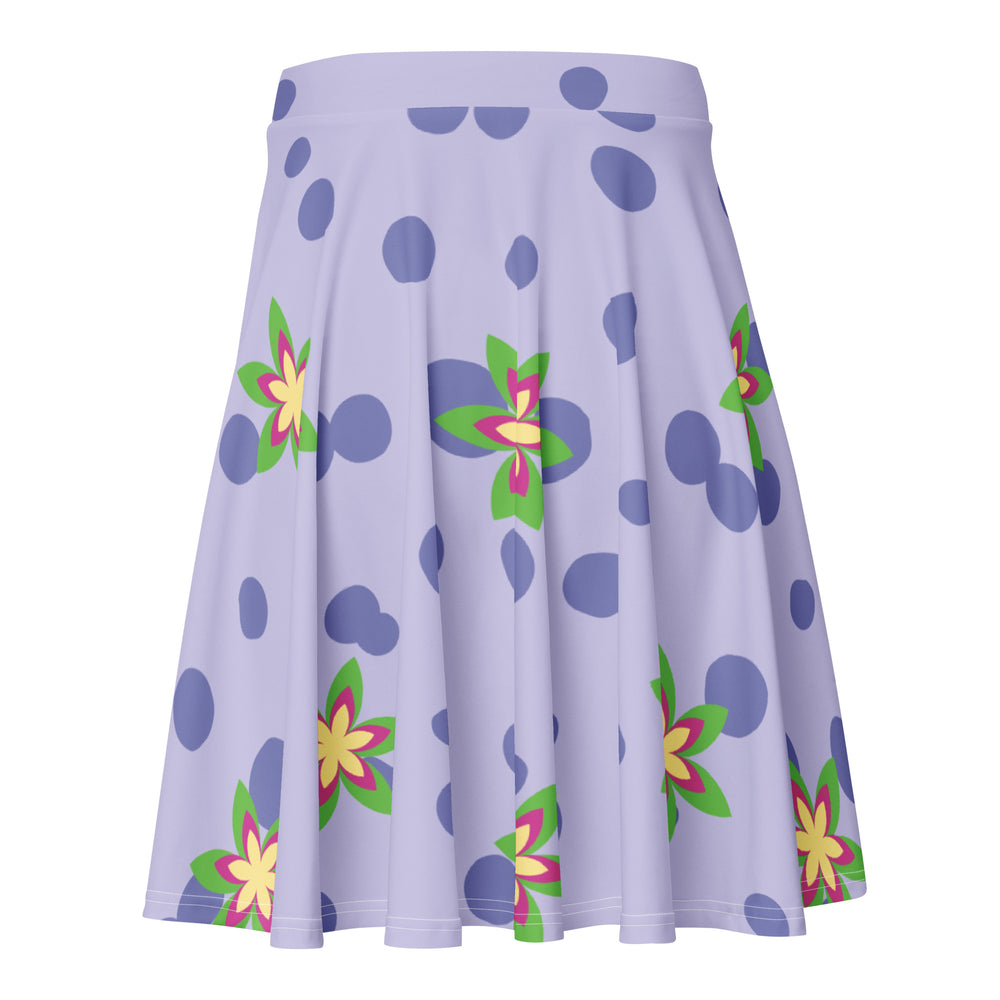 CHILLPANDABEATS – "Flower Bubbles" Skater Skirt Lavendel