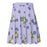 CHILLPANDABEATS – "Flower Bubbles" Skater Skirt Lavendel