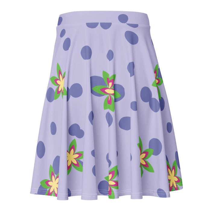 CHILLPANDABEATS – "Flower Bubbles" Skater Skirt Lavendel