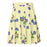 CHILLPANDABEATS – "Flower Bubbles" Skater Skirt Sanftes Gelb