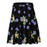 CHILLPANDABEATS – "Flower Bubbles" Skater Skirt Schwarz