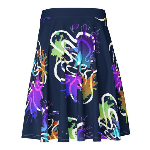 CHILLPANDABEATS – "Klecks Edition" Skater Skirt Navy