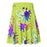 CHILLPANDABEATS – "Klecks Edition" Skater Skirt Neon Grün