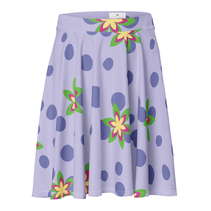 CHILLPANDABEATS – "Flower Bubbles" Skater Skirt Lavendel