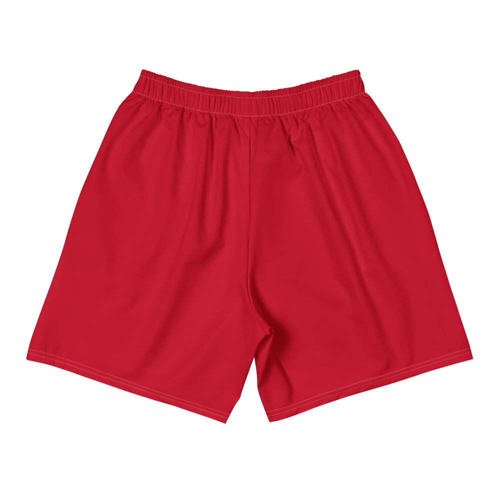 CHILLPANDABEATS – "Classic Logo" Athletic Long Shorts Rot