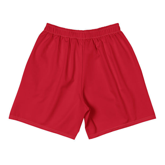 CHILLPANDABEATS – "Classic Logo" Athletic Long Shorts Rot