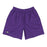 CHILLPANDABEATS – "Classic Logo" Athletic Long Shorts Lila