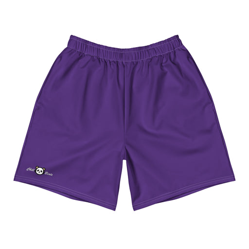 CHILLPANDABEATS – "Classic Logo" Athletic Long Shorts Lila