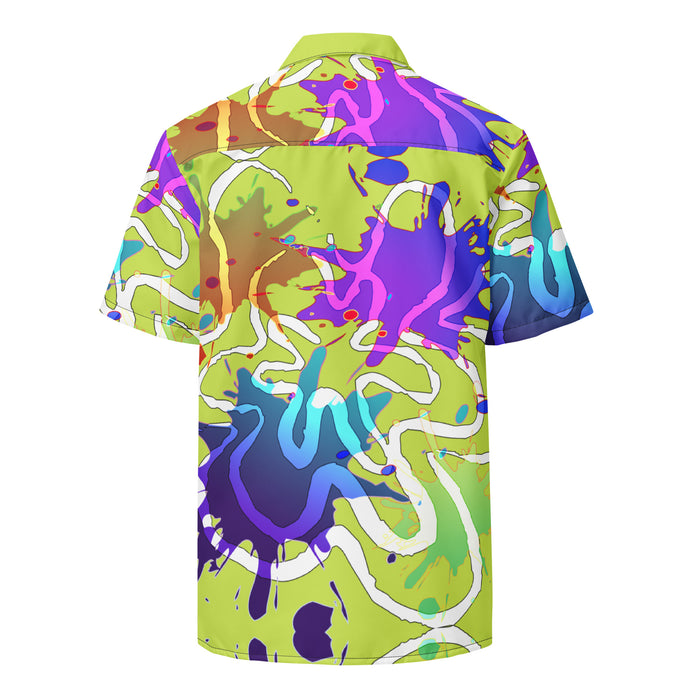 CHILLPANDABEATS – 'Klecks Edition' Neon Grün Unisex Hemd