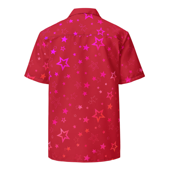 CHILLPANDABEATS – 'Purple Night Stars' Rot Unisex Hemd