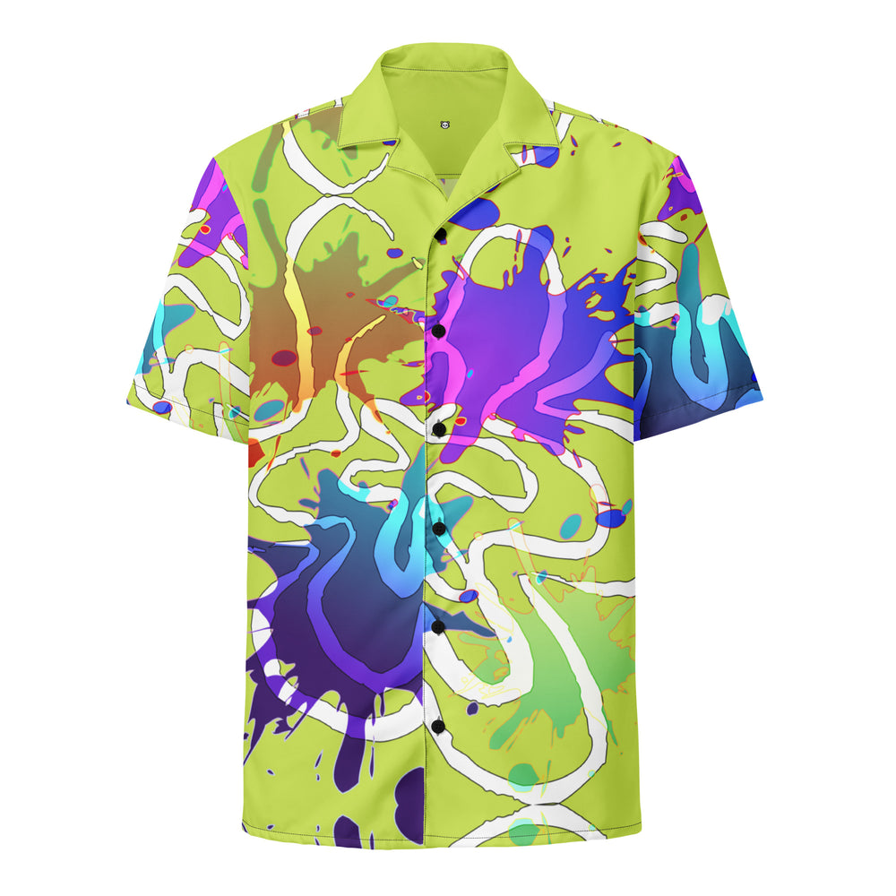 CHILLPANDABEATS – 'Klecks Edition' Neon Grün Unisex Hemd