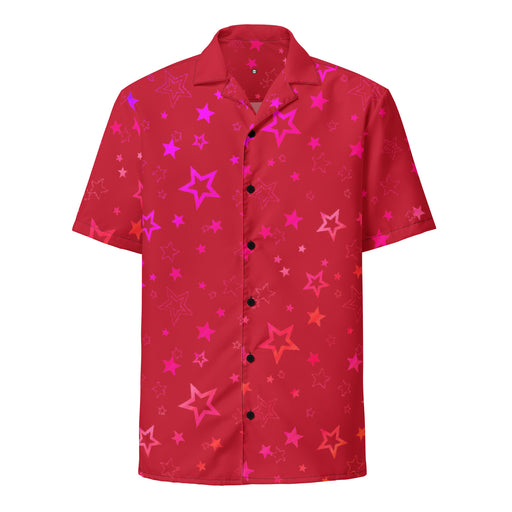 CHILLPANDABEATS – 'Purple Night Stars' Rot Unisex Hemd