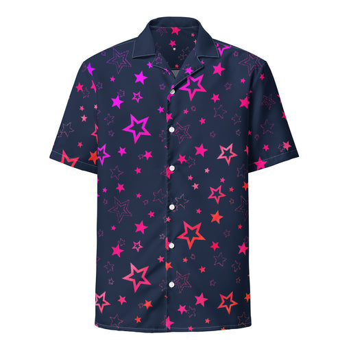 CHILLPANDABEATS – 'Purple Night Stars' Navy Unisex Hemd