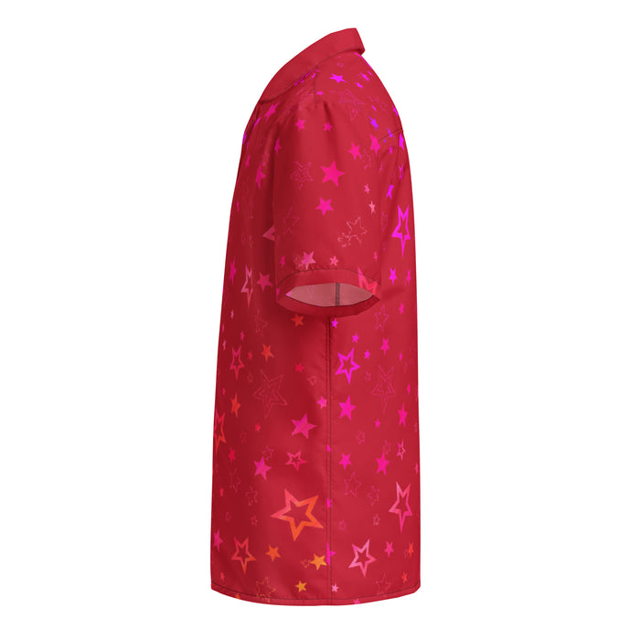 CHILLPANDABEATS – 'Purple Night Stars' Rot Unisex Hemd