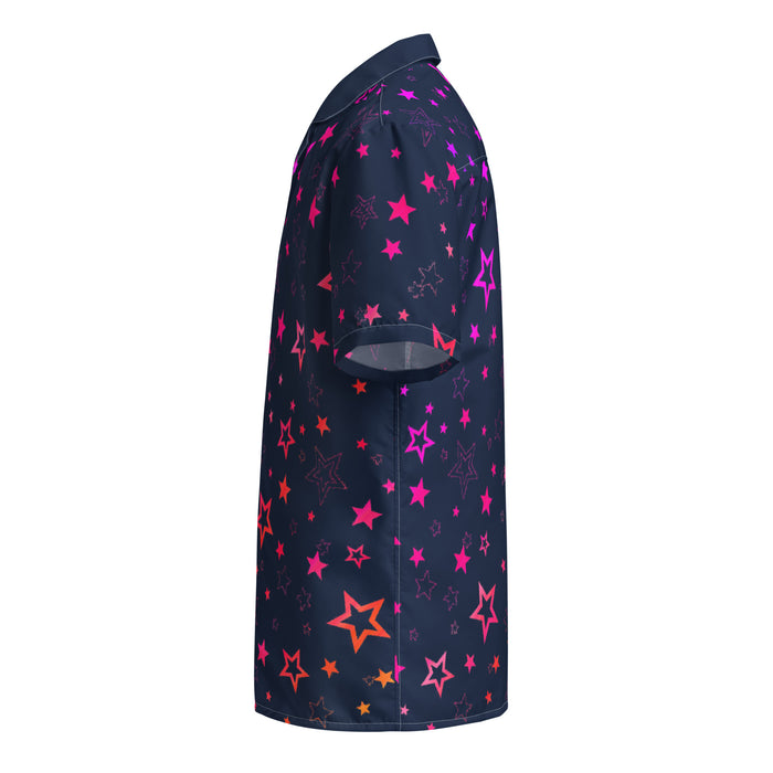 CHILLPANDABEATS – 'Purple Night Stars' Navy Unisex Hemd