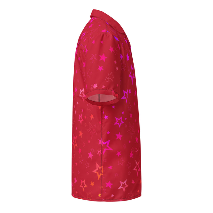 CHILLPANDABEATS – 'Purple Night Stars' Rot Unisex Hemd
